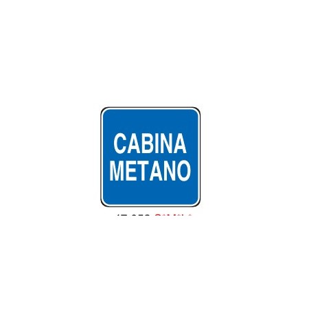 CARTELLI DI INFORMAZIONE   CABINA METANO PROD5289