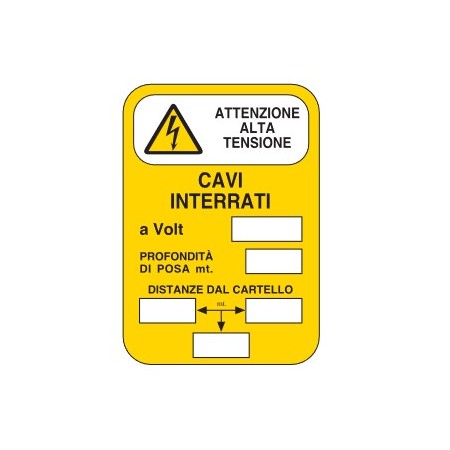 CARTELLI DI INFORMAZIONE E PERICOLO  ATTENZIONE PERICOLO... PROD5312