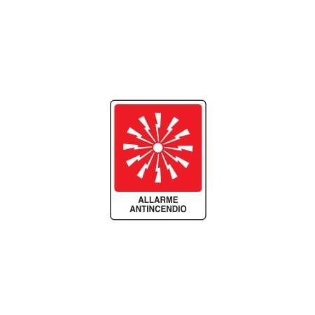 CARTELLI ANTINCENDIO CON AUSILIARIO  ALLARME PROD5159