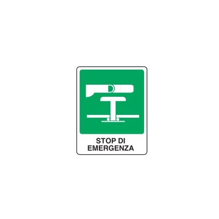 CARTELLI DI SALVATAGGIO  STOP DI EMERGENZA PROD5173