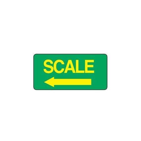 CARTELLO FOTOLUMINESCENTE  SCALE PROD5218