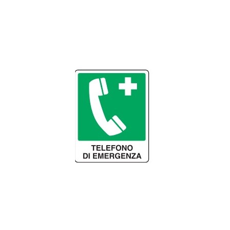 CARTELLI DI SALVATAGGIO  TELEFONO D' EMERGENZA PROD5175