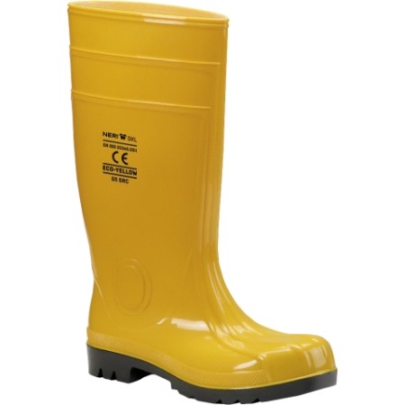 570100 - ECO-YELLOW S5 SRC Stivale protettivo in mescola speciale di PVC S5 SRC PROD1675