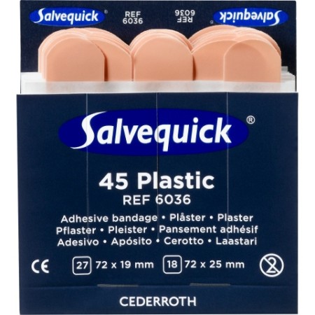 111101- SALVEQUICK 6036- Confezione con 6 ricariche da 45 cerotti PROD1720