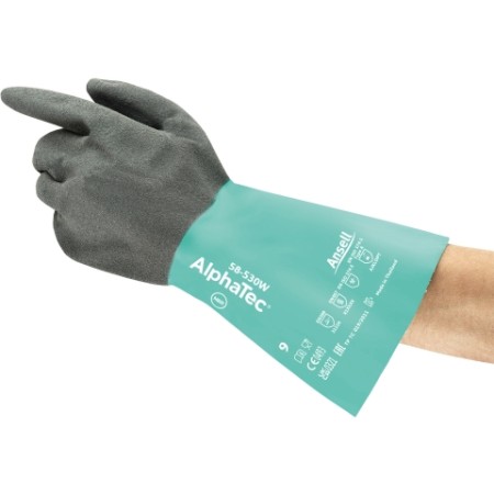 340015 - 58-530W -  Guanto ricoperto in nitrile con supporto di nylon PROD2293
