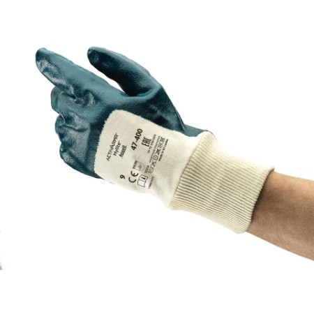 340065 - 47-400 -  Guanto di cotone interlock parzialmente ricoperto in nitrile PROD2304