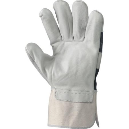 368050 - 015/B -  Guanto in fiore bovino/tela PROD2492