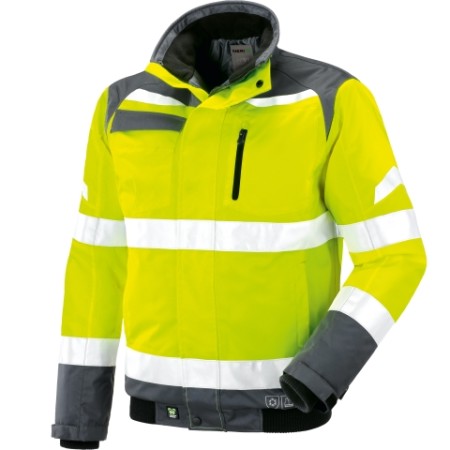 423135 - NOMENTANA -  Giubbino imbottito alta visibilità in poliestere Oxford/PU PROD2918