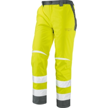 423137 - LATINA -  Pantaloni imbottiti alta visibilità in poliestere Oxford/PU PROD2920