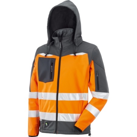 455135 - CASILINA -  Giubbino softshell alta visibilità in poliestere/TPU PROD2924