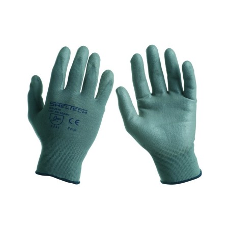 GGU018 - Guanto nylon/poliuretano GRIGIO PROD3105