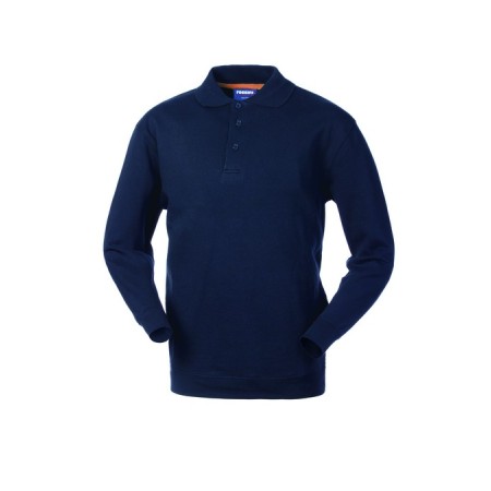 HH107 - Felpa collo polo PROD3181