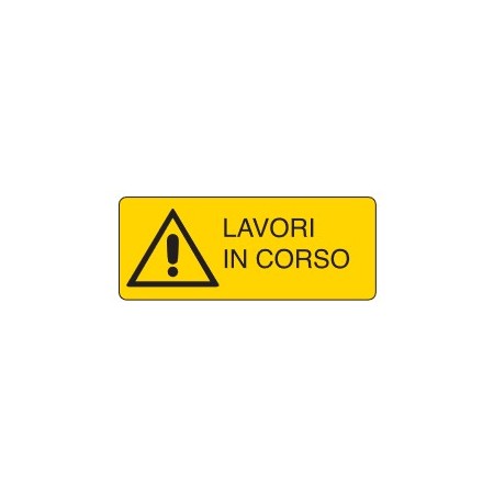 CARTELLI DI PERICOLO  LAVORI IN CORSO PROD4868