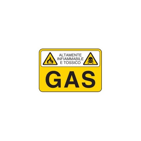 CARTELLI PER SOSTANZE PERICOLOSE  GAS PROD4954