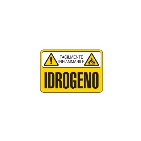 CARTELLI PER SOSTANZE PERICOLOSE  IDROGENO PROD4967