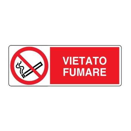 CARTELLI DI DIVIETO  VIETATO FUMARE PROD5030