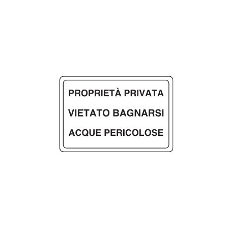 CARTELLI VARI   PROPRIETA' PRIVATA... PROD5193