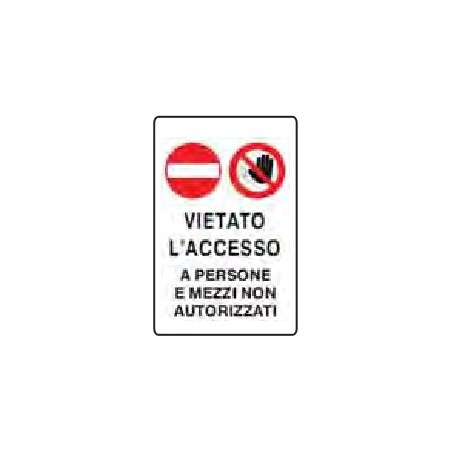 CARTELLI VARI CANTIERI DA LAVORO  VIETATO L' ACCESSO ... PROD5254