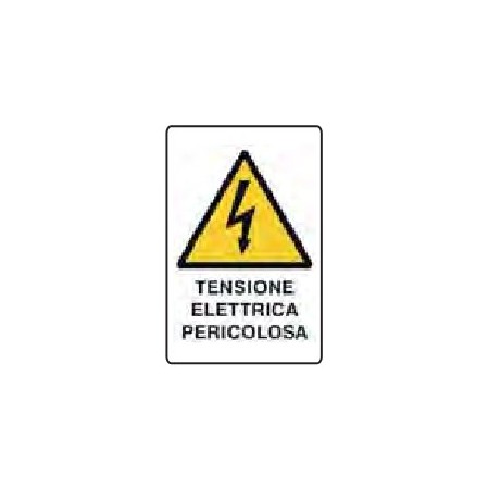 CARTELLI VARI CANTIERI DA LAVORO  TENSIONE ELETTRICA ... PROD5255