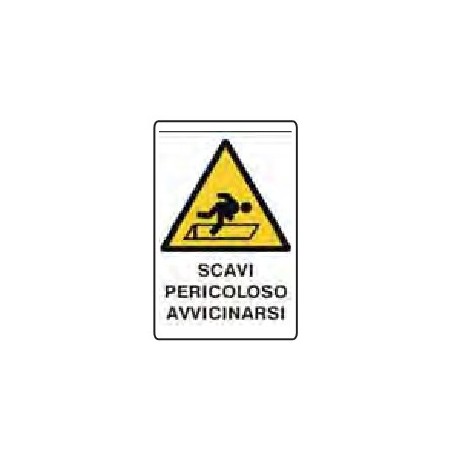 CARTELLI VARI CANTIERI DA LAVORO  SCAVI PERICOLOSI ... PROD5256