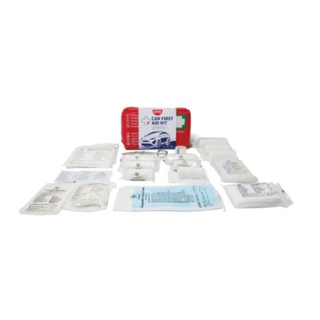 111069 - CPS685N - BORSA IN NYLON ROSSA CONTENENTE KIT 1° SOCC.PER AUTO A NORMA PROD5666
