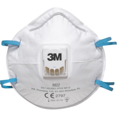 151029- 8822 MASCHERA CON VALVOLA FFP2 NR D PROD6355